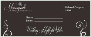 Wedding Videography referral